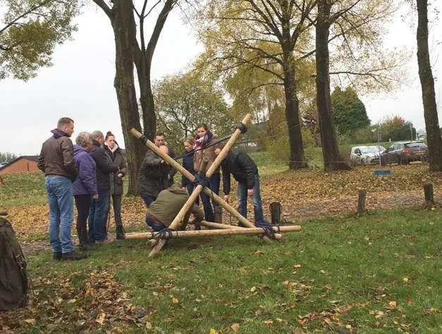 Katapult bouwen als teamuitje