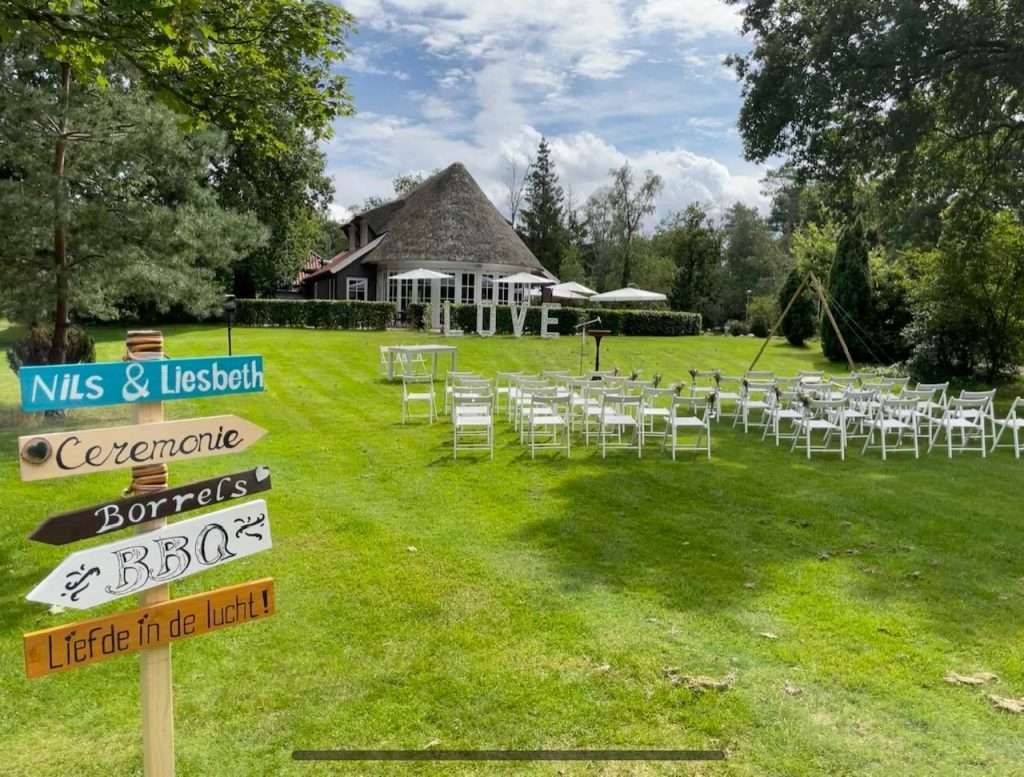 Vergadering in de natuur of bos van Twente - Overijssel bij Outdoors Holten