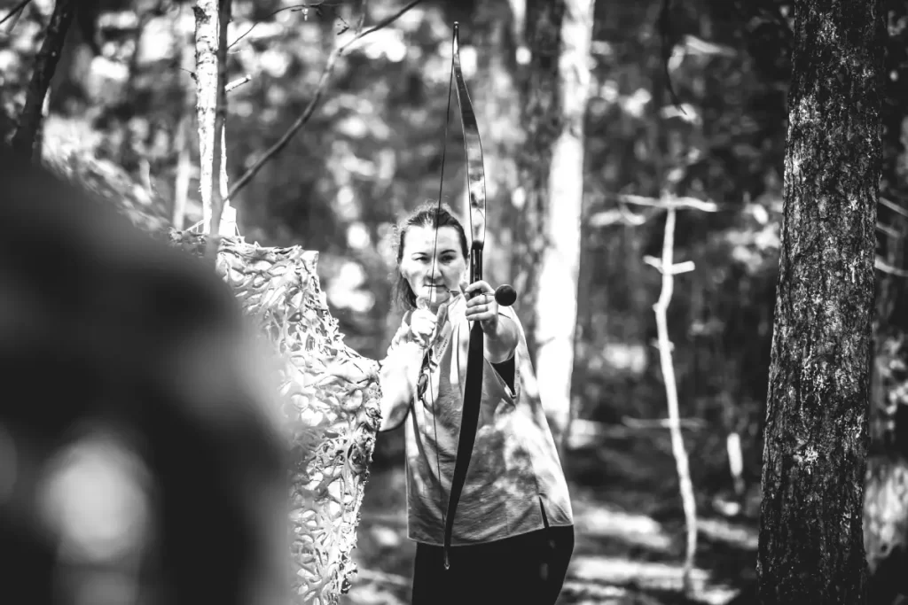 Archery tag (attack) als spel/activiteit bij Outdoors Holten