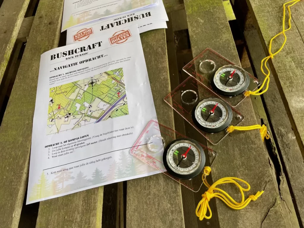 Bushcraft teamuitje / teambuilding / bedrijfsuitje bij Outdoors Holten in Twente - Overijssel