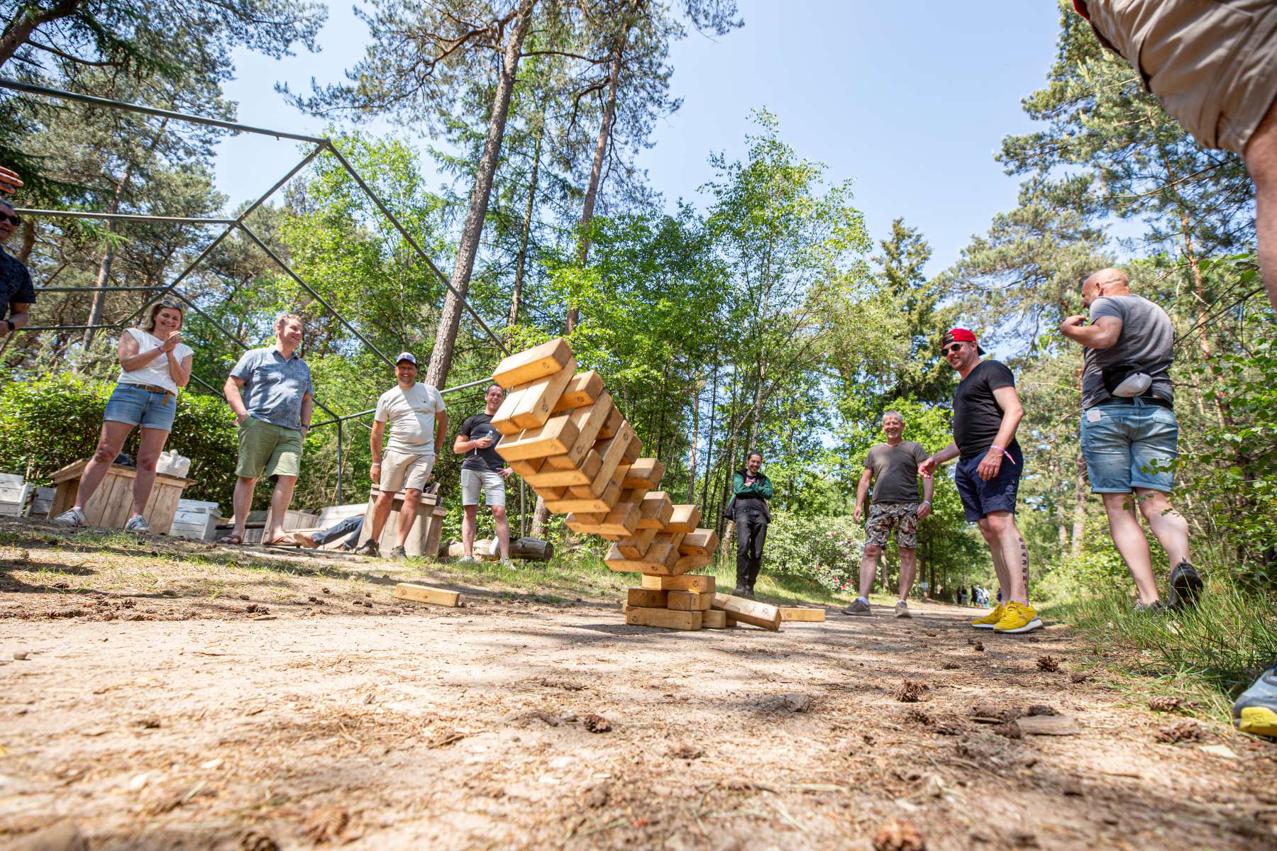 Mega Jenga spel