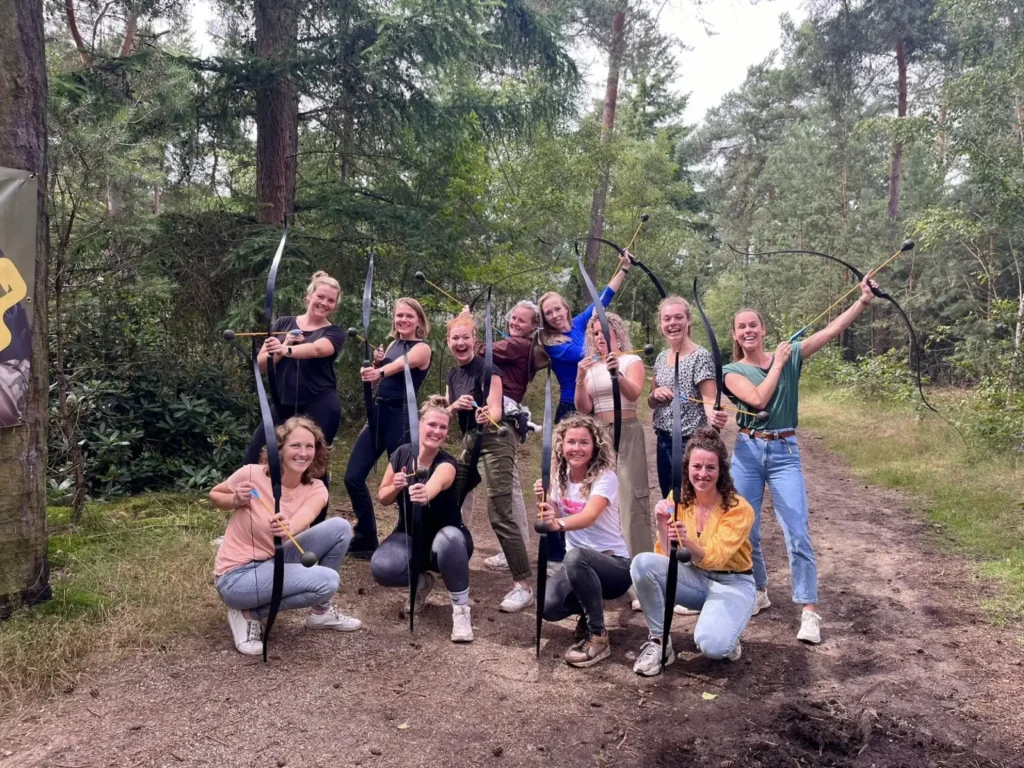 Archery Tag als shoot-out als outdoor activiteit