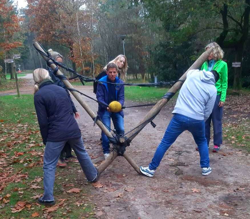Katapult bouwen als teamspel