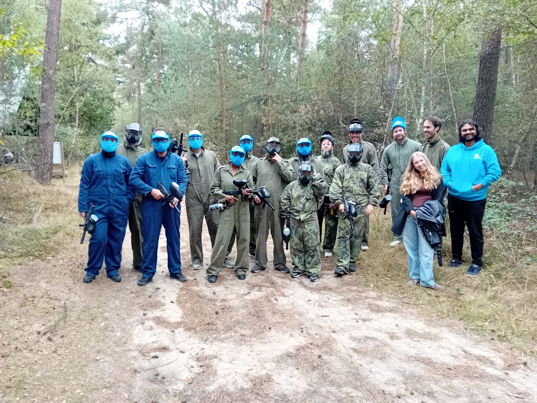 Paintballen in het bos in Overijssel - Twente - Salland