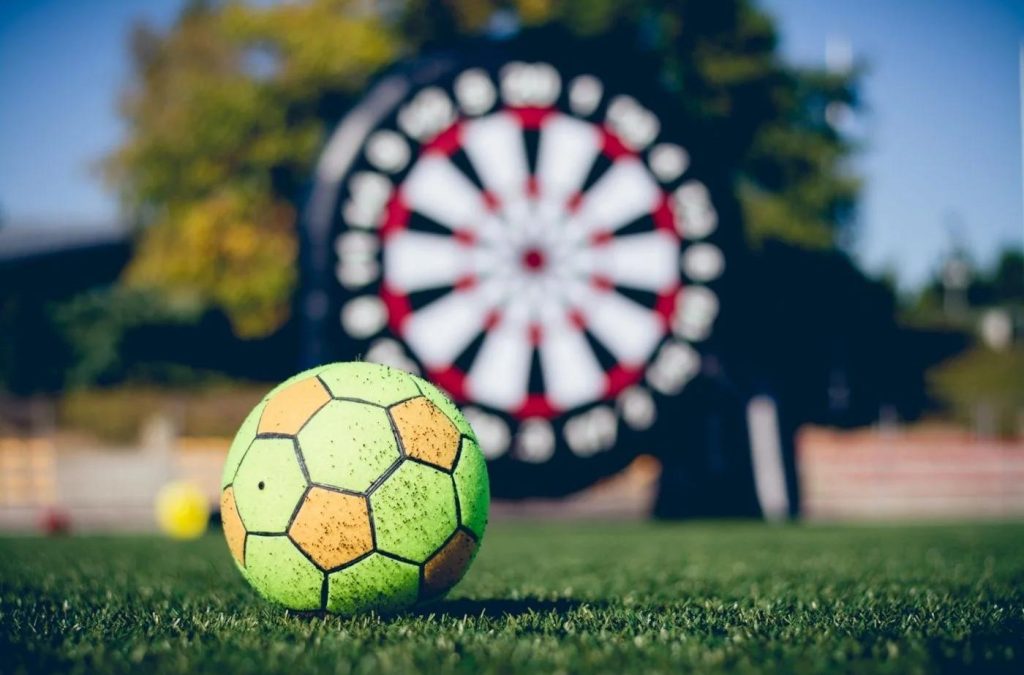 Voetbal darten
