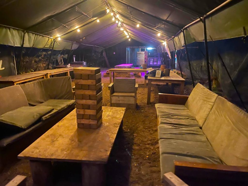 Mega Jenga activiteit